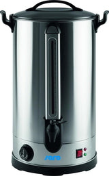 Saro 213 – 7515 Ancona 30 de vino caliente y agua caliente Dispensador, 27 L, acero inoxidable