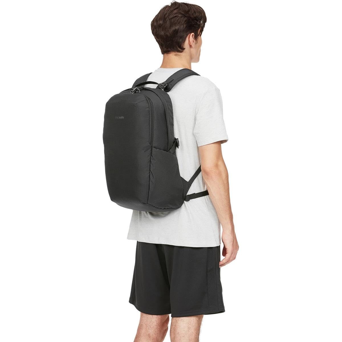 Pacsafe Vibe - Mochila para hombre, Hombre, Mochila, 60301130, Jet negro., 25 L