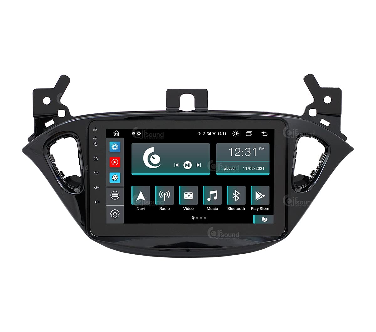 Autorradio de Ajuste Personalizado para Opel Corsa E Android GPS Bluetooth WiFi Dab USB Pantalla táctil Full HD 8" procesador de 8 núcleos y comandos de Voz