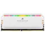 Corsair Dominator Platinum RGB 32 GB DDR4 3200MHz C16, AMD Optimizado LED RGB Memoria de Sobremesa Rendimiento de Alta, Respuesta Ajustados, 12 Direccionables CAPELLIX Leds RGB, 4 x 8 GB, Blanco