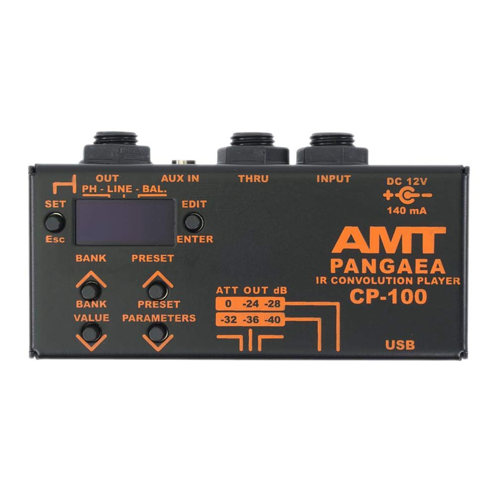 AMT PANGAEA CP-100 - IR CAB.Sim (con preamplificador limpio y ecualizador)