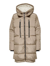ONLY Onlnora Long Puffer Coat CC Otw Chaqueta, Vajilla, M para Mujer