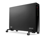 DeLonghi HX65L22 - Convector con 3 niveles de potencia, para hasta 65 m³, función ECO, 2200 W, Schwarzgrau