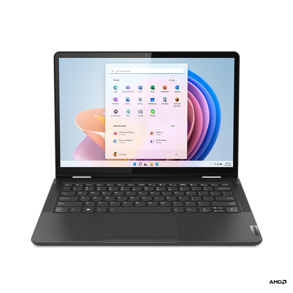 Lenovo 13w Yoga Hybride (2-en-1) 33,8 cm (13.3") Écran Tactile WUXGA AMD Ryzen™ 5 7530U 16 Go DDR4-SDRAM 512 Go SSD