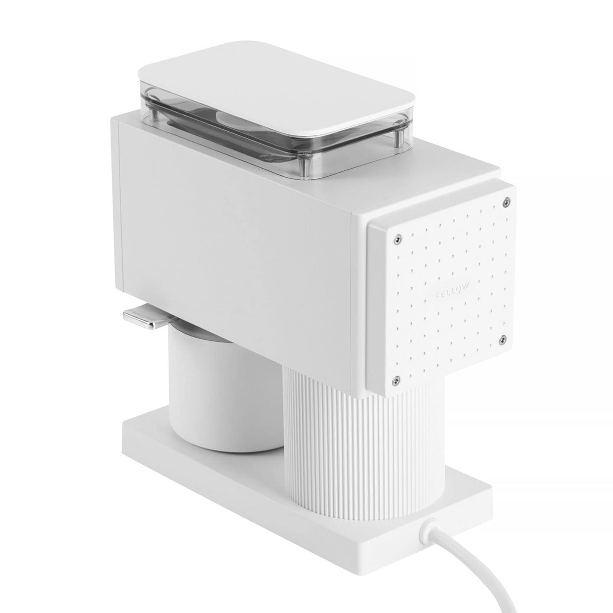 Fellow Ode Molinillo de Café - Molinillo de café - Molinillo de café en grano con 31 ajustes para goteo, prensa francesa e infusión en frío - Molinillo eléctrico pequeño - Blanco mate