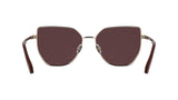 Calvin Klein Jeans Women's Sunglasses CKJ25209S - Rose Gold with Solid Wine Lens
