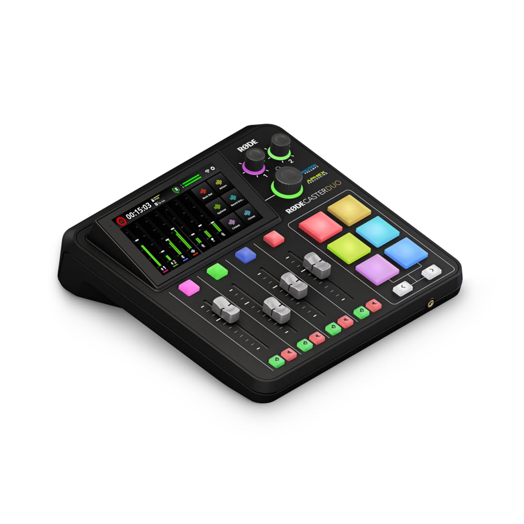 RØDECaster Duo Solución de producción todo en uno para podcasts, streaming, producción musical y creación de contenidos