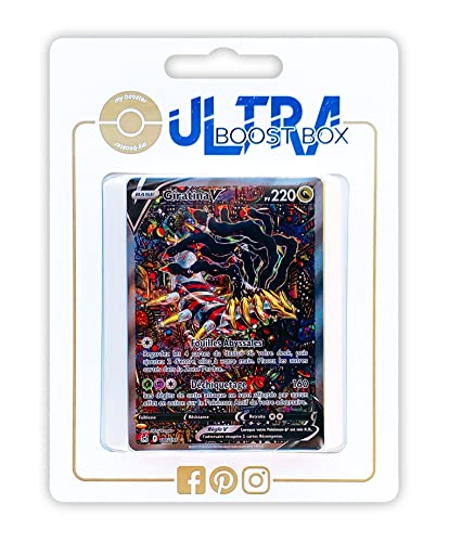 Giratina V 186/196 Full Art Alternativo - Ultraboost X Epée et Bouclier 11 Origine Perdue - Box de 10 cartas Pokémon Francés
