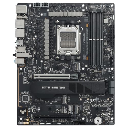 ASUS TUF Gaming X870E-PLUS WIFI7 Placa Base AMD X870E ATX, VRM de 16+2+1 Fases, DDR5, PCIe 5.0, Q-Release Slim, M.2, WiFi 7, USB4 Tipo-C, Aura Sync, AI Cooling II, AI Networking II y AI Overclocking