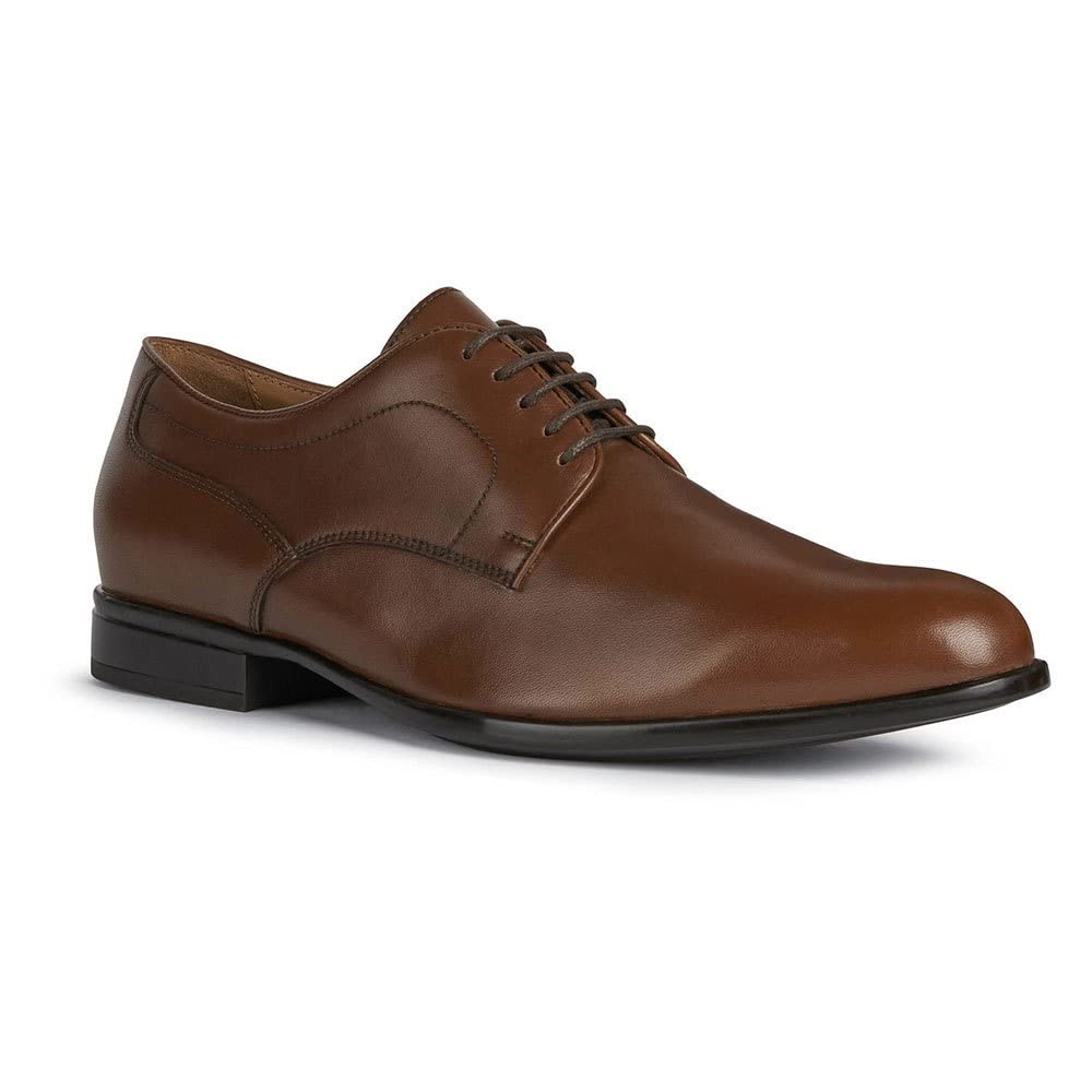 Geox U Iacopo C, Zapatos para Hombre, Marrón (Cognac) , 46 EU