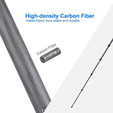 SIRUI 50″ Trípode de Fibra de Carbono con Cabeza de Bola B-00K, Trípode de Viaje Compacto y Ligero para Cámaras, Patas de 5 Secciones, Placa para Arca, Carga Máxima 13,2lbs/6kg - AM-225