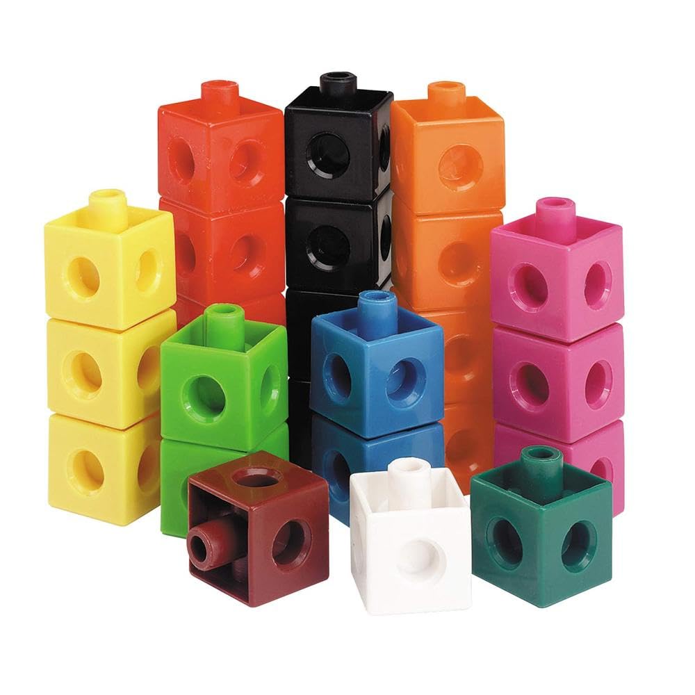 Learning Resources Cubos encajables Snap Cubes