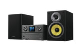 Philips TAM8905 Sistema de música Micro 100W, Bluetooth, Spotify Connect, Radio por Internet, Dab+, CD, USB, Altavoces Bass-Reflex, Control Digital de Sonido, diseño clásico con Pantalla a Color