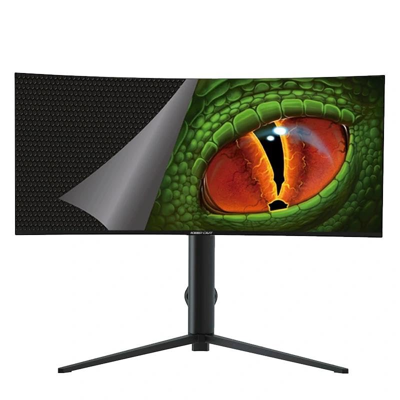 Monitor Curvo 34" WQHD 165Hz 1ms - Ideal para Gaming y diseño gráfico, Proporciona imágenes fluidas y detalladas.