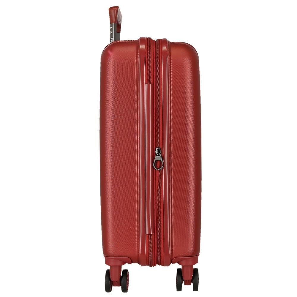 Joumma Marvel Ironman Maleta de Cabina Rojo 40x55x20 cms rígida 2,8 kgs Cierre TSA Integrado ABS 2,8 kgs 37L Extensible Equipaje de Mano