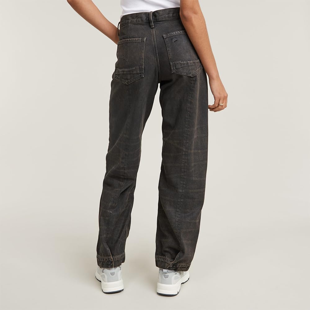 G-STAR Para Mujer Jeans Judee Biker Low Waist Loose, Marrón (Worn in Ignition Destroyed D25287-D490-G795), 25W / 28L