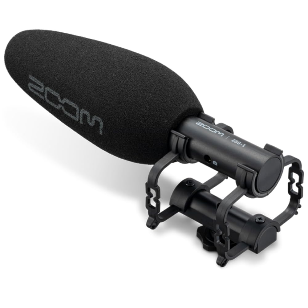 Zoom ZSG-1 - Micrófono direccional para cámaras y smartphones, color negro