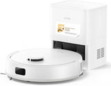 Mova E20 Plus Robot Aspirador y Fregasuelos, 5000Pa Robot Aspirador Autovaciado, LDS Navigation, Aspiradoras y Fregonas 2 en 1, Cuerpo Compacto, Blanca