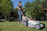 IKRA cortacésped eléctrico IERM 2043 T, 2000W, altura de corte 30-75mm, anchura de corte 43cm, incl. cuchilla de repuesto