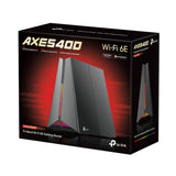 TP-Link Archer GXE75, Router WiFi 6 Gaming AXE5400, Triple Banda, 2.5G WAN/LAN, OFDMA, MU-MIMO, Game Accelerator, QoS Inteligente, Compatible con OneMesh y VPN