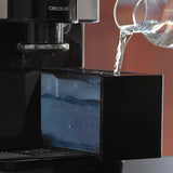 Cecotec Cafetera superautomática Táctil Cremmaet Spin. 1450W, 19 Bares, Pantalla TFT, Sistema Thermoblock, Limpieza Automática, Depósito de 290g de Café en Grano, 1,5L de Agua y 600ml de Leche