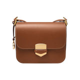 Fossil Bolso de mujer Lennox, bandolera en piel de vacuno lisa, marrón, ancho: 20,3 cm, largo: 5,7 cm, alto: 17,1 cm, ZB1924200