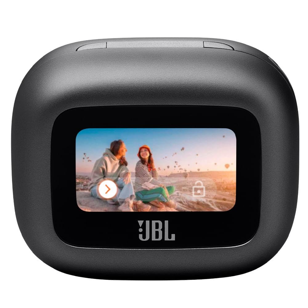 JBL Live Buds 3 Auriculares inalambricos de botón,True Wireless con cancelación de ruido adaptable, hasta 40 horas de reproducción, Bluetooth, audio de alta resolución, negro