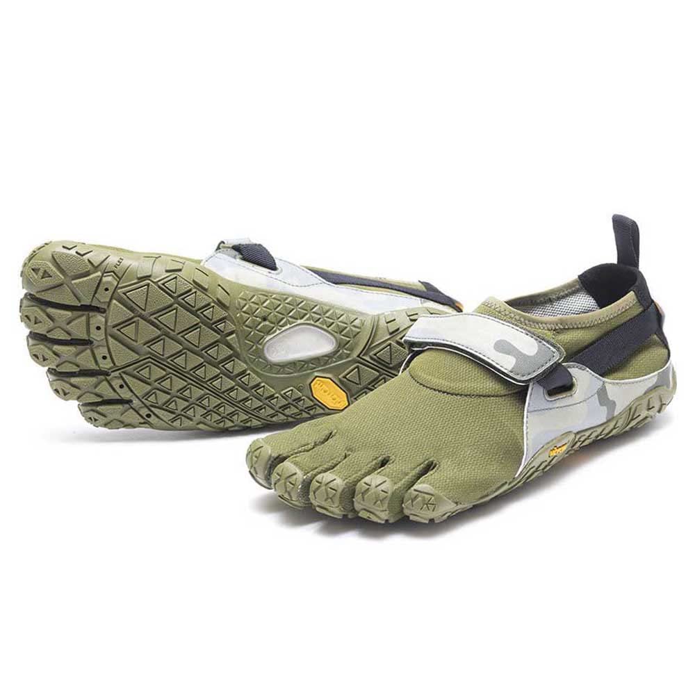 Vibram FiveFingers Spyridon EVO, Sneaker Hombre, Verde Camuflaje, 43