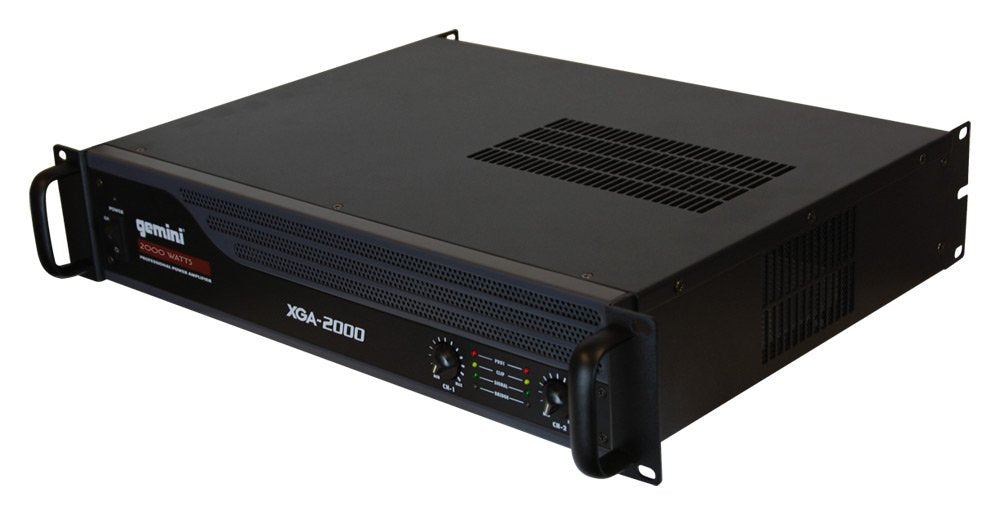 Amplificador PA Gemini XGA-2000 modo puente con limitador 20