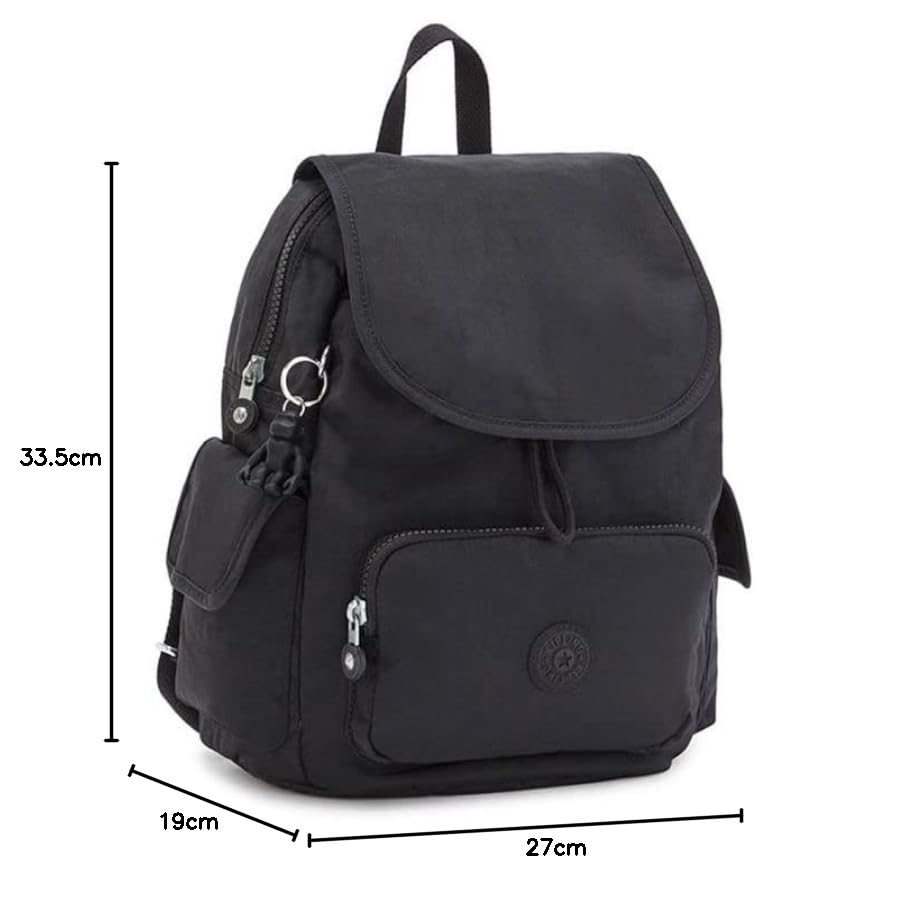 Kipling City Pack S Mochila Pequeña, Talla única, Black Noir