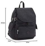 Kipling City Pack S Mochila Pequeña, Talla única, Black Noir