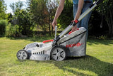IKRA cortacésped eléctrico IERM 2043 T, 2000W, altura de corte 30-75mm, anchura de corte 43cm, incl. cuchilla de repuesto