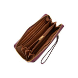 Fossil Logan, Accesorio de Viaje-Billetera Plegable para Mujer, Purple, X-Small
