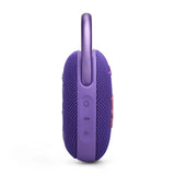 JBL Clip 5, Altavoz inalámbrico portátil con Bluetooth, resistente al agua y al polvo IP67, hasta 12h de reproducción y más con Playtime Boost activado, morado