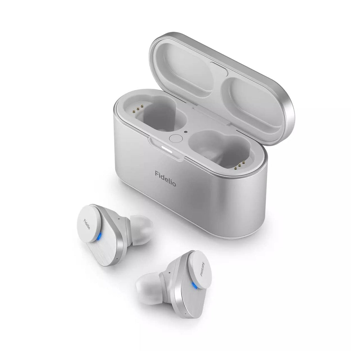 PHILIPS Fidelio T1 WT/00 Auriculares Pro Plus Con Cancelación de Ruido, Inalámbricos Para Adultos, Con Micrófono y Control Táctil, Bluetooth Multipunto, 48 Horas de Tiempo