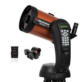 Celestron 11068 NexStar 6SE Telescopio computaricado Schmidt-Cassegrain con Montaje Totalmente automatizado, tecnología SkyAlign y Revestimiento XLT, Negro/Naranja