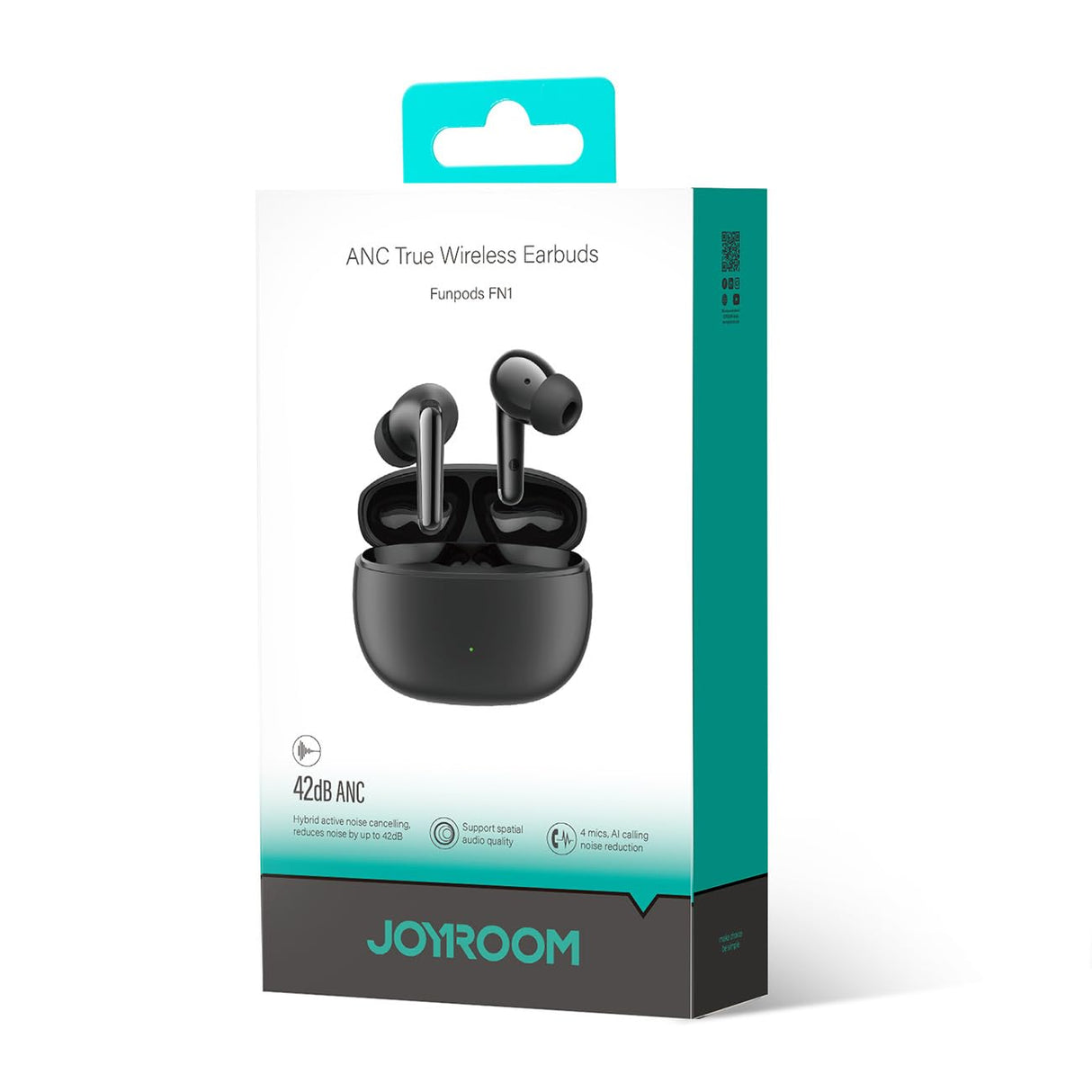 JOYROOM JR-FN1 - Auriculares inalámbricos ANC/ENC, Color Negro
