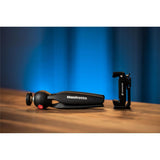 Sennheiser MKE 200 + Kit Móvil, Micrófono Direccional para Cámara con Pinza para Smartphone y Minitrípode Manfrotto PIXI, 509256