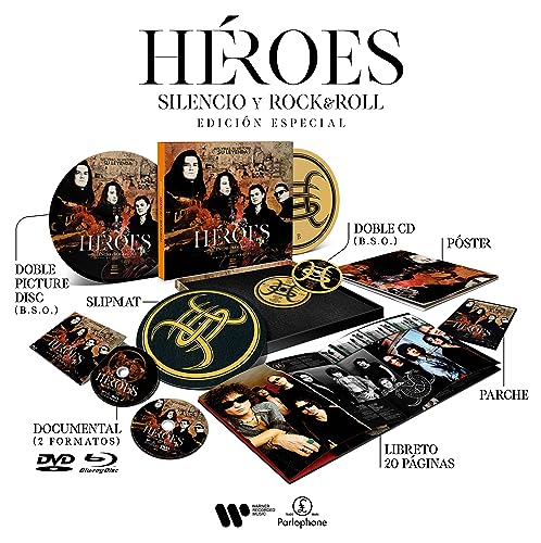 Héroes del Silencio - Héroes: Silencio y Rock and Roll (Edición especial) Picture Disc + Parche + Slipmat [Vinilo]