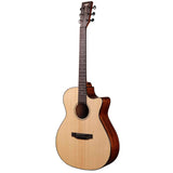 Tyma Guitars G-3E NS - Guitarra occidental con pastilla integrada, incluye funda y correa