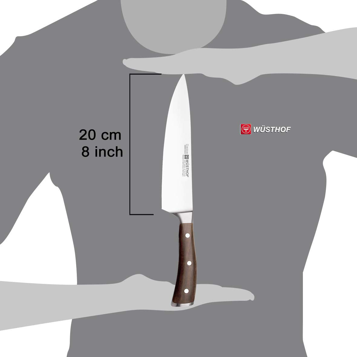WÜSTHOF Ikon Cuchillo chef 20 cm