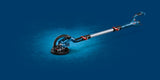 Bosch Professional GTR 55-225 - Lijadora de pared de yeso (550 W, plato lijador Ø 215 mm, hoja Ø 225, extensión incl. 170 cm, en maletín)