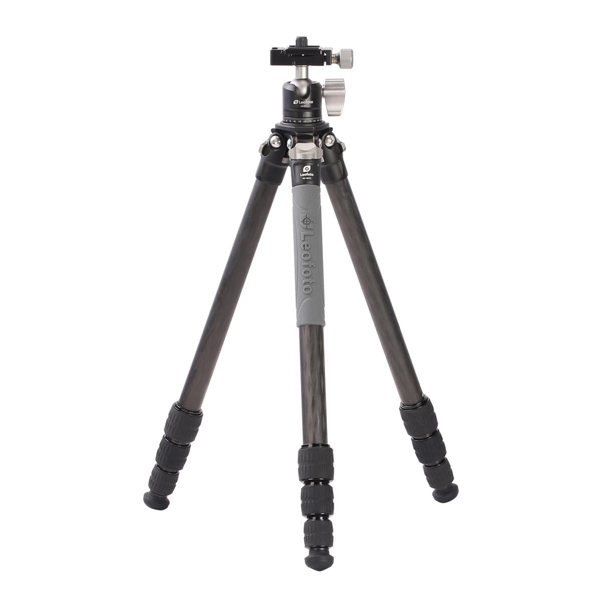 Leofoto - Ranger - Trípode de Carbono para cámaras - Incluye Cabezal esférico - Capacidad de Carga de 6 kg - Pies Extensibles - Altura mínima de 5,7 cm a una Altura máxima de 109 cm - RF-224C+