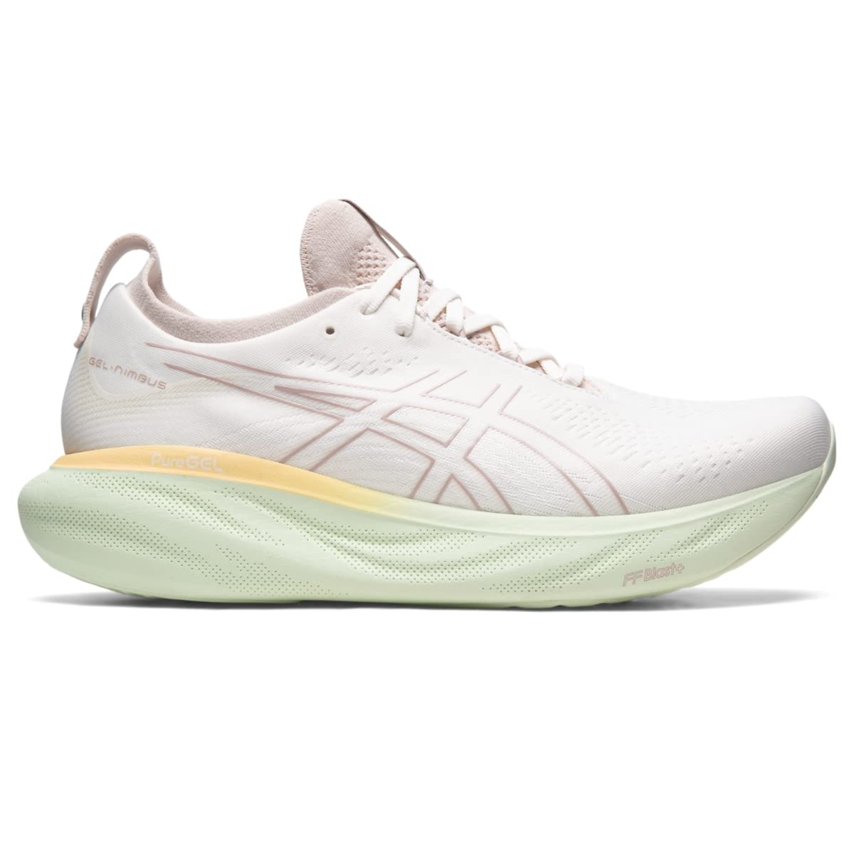 ASICS Nimbus 25 - Zapatillas de Running para Hombre, Color Blanco, Crema leonada, 14