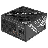 ASUS ROG Strix 850W Platinum - Fuente de alimentación Totalmente Modular, 80 Plus Platinum, ATX 3.1, GAN MOSFET, GPU-First Intelligent Voltage Stabilizer, 10 años de Cobertura