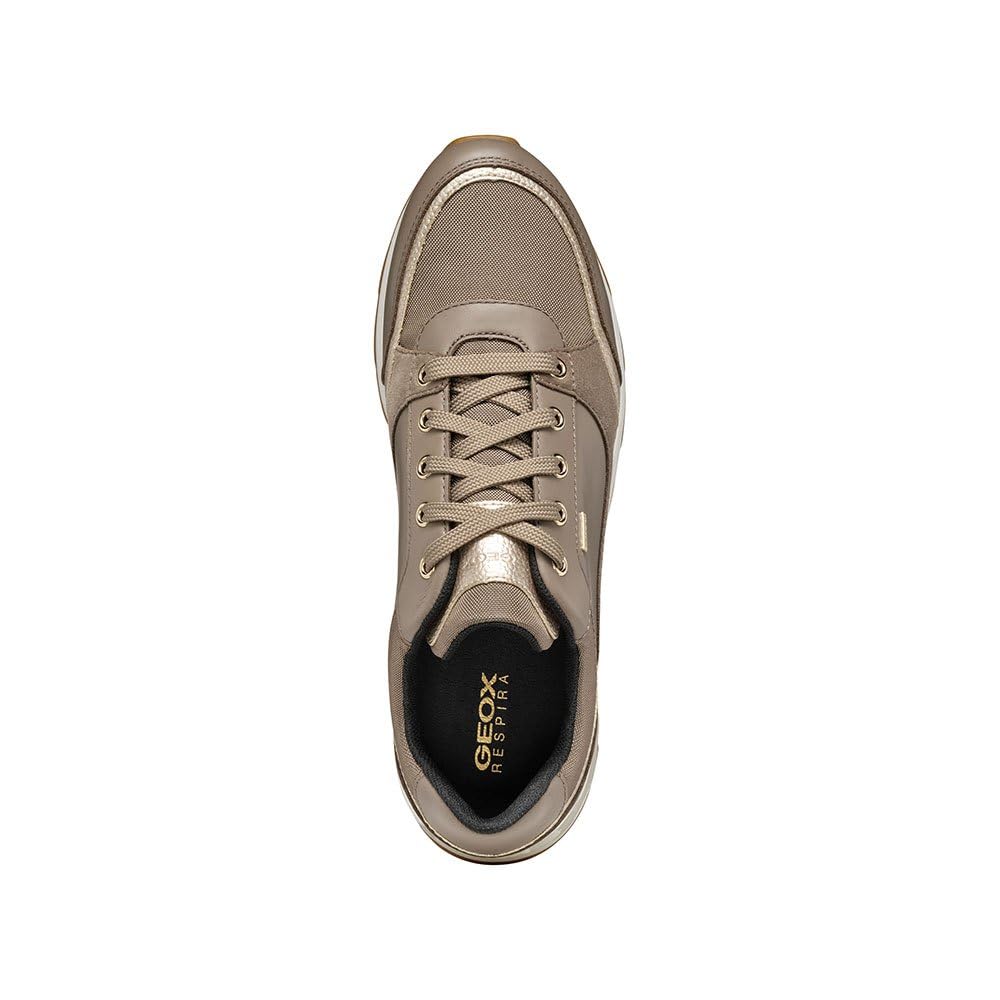 Geox D New Aneko B ABX B, Zapatillas Mujer, Pardo, 38 EU