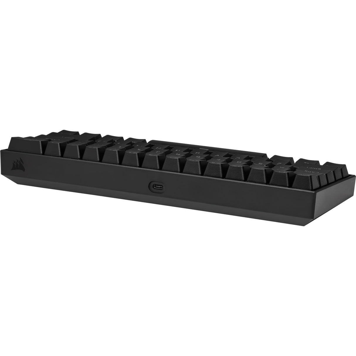 Corsair K65 RGB Mini 60% Teclado mecánico para Juegos (iluminación RGB Personalizable de Teclas Individuales, Teclas Cherry MX Speed, Teclas PBT de Doble Disparo, tecnología AXON) QWERTZ, Negro