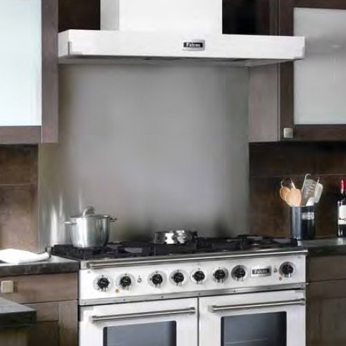 Falcon 74950-109.2cm Splashback - Stainless Steel