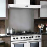 Falcon 74950-109.2cm Splashback - Stainless Steel
