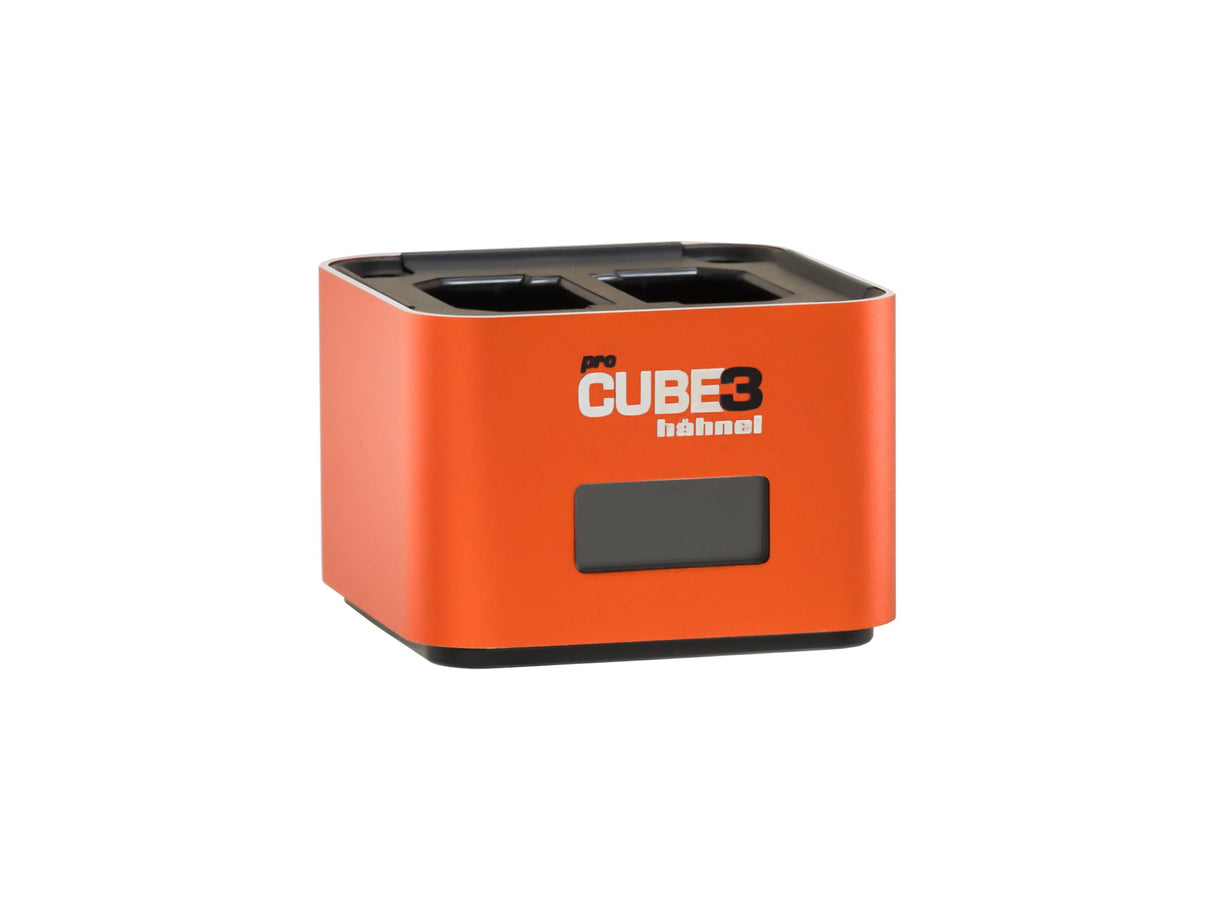 Hähnel - ProCube3 - para Sony - Cargador dúo DSLR - Carga más rápida - Entrada USB Tipo C